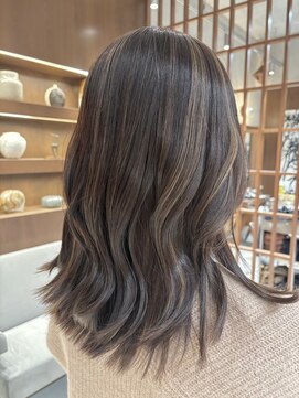 オーガニックトリコ 所沢(organic+tricot) 30代40代◎春カラー◎大人透明感ブラウンハイライト×レイヤー