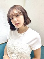 ロンド レイ 立川(Lond Ray)&nbsp;ラテグレージュ/レイヤーボブ/韓国巻き/結べるレイヤー/立川