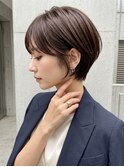 髪質改善縮毛矯正ダブルカラーハイライトショートカット30代40代