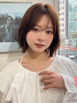 ハニーシブヤ(HONEY shibuya) ゆるふわボブ/くびれボブパーマ/レイヤーボブ/マロンベージュ2