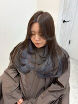ジーナ  札幌大通(Zina)&nbsp;髪質改善＊ダークブルー＊ハッシュカット＊美髪＊Zina札幌大通
