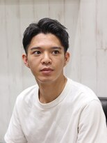 ヨシザワインク プレミアム 横浜 桜木町店(YOSHIZAWA Inc. PREMIUM) ツーブロック毛流れアップバングパーマ