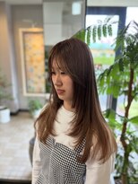 アン アオヤマ(Ann AOYAMA)&nbsp;ショコラベージュ/毛先ワンカールレイヤー