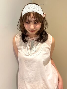 ニコフクオカヘアーメイク(NIKO Fukuoka Hair Make) 〈NIKO〉くびれレイヤー.ハッシュカット.ダブルカラー.透明感