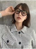 外ハネボブ韓国ボブレイヤーボブひし形ボブ