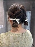 ツインお団子アレンジ