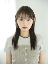 リトル ニア 町田(little×near)&nbsp;暗髪ストレート×顔まわりレイヤーロング