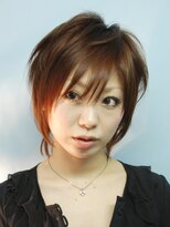 アンニュイソノラビーエイチエフ(an=nui SONO+RA B.H.F)&nbsp;ピンク系のノンジアミンカラー＆エアリーショート