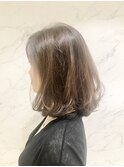 縮毛矯正×デジタルパーマで大人ワンカールボブ