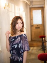 美容室 リズヘアー 稲毛店(Riz hair) 大人可愛い×くせ毛風ミディ