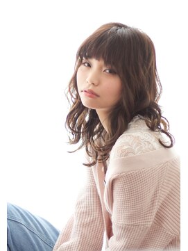 ルフ ヘアーデザイン(ruf hair design) 【ruf hair design】カールミディ