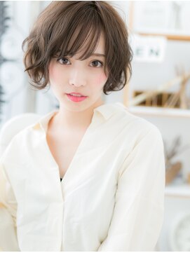 モッズヘア 上尾西口店(mod's hair) *mod's上尾*くせ毛風カール♪小顔前下がりボブa!