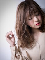 カバーヘア ブリス 大宮西口(COVER HAIR bliss) *bliss大宮*斜めバング×無造作カールのモテふわミディt