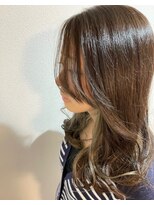 パルタジェ(partager) どのアングルもきれいなふわ揺れAラインロング