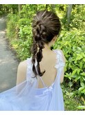Wedding前撮りヘアセット
