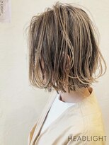 アーサス ヘアー デザイン 上野店(Ursus hair Design by HEADLIGHT) ミルキーベージュハイライト×ボブ