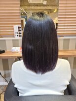 ラクヘアー 上福岡店&nbsp;ハリウッドTR☆うる艶髪黒髪暗髪ナチュラル大人可愛いロブ