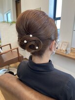 リブヘア(LiB hair)&nbsp;夜会巻アレンジ