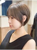 丸みショートボブ 大場猛