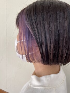 レジスタヘアーワークス (REGISTA hair works) パープルインナーカラー