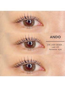 アンド(ANDO) Eye Lash Perm Parisienne style 【本町】