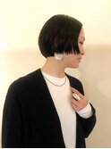 黒髪×こなれボブ