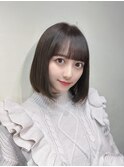 【salon de MiLK原宿】ミントミントベージュボブ
