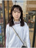 人生初パーマ