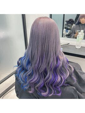 シェイロ(Cielro) ダブルカラー／インナーカラー《ホワイトシルバー×ツートーン》