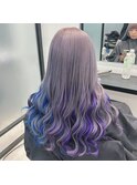 ダブルカラー/インナーカラー《ホワイトシルバー×ツートーン》