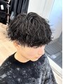 アース 藤沢店(HAIR&MAKE EARTH) 立体感のある波巻きパーマ［メンズマッシュ／メンズパーマ］
