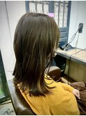 モテるスタイル♪セミロングナチュラルヘアー♪