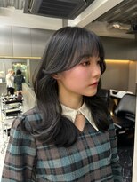 イキ 表参道(iki omotesando)&nbsp;ハッシュカット/フルバング/似合わせカット/レッドブラウン