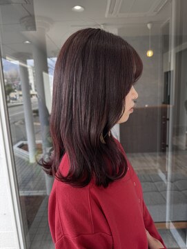 シキ(C key) ブリーチなしピンクブラウン