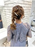 編みおろしポニー