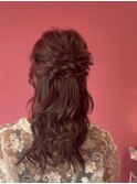 #ヘアセット#ヘアアレンジ#ハーフアップ