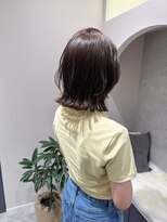 アールヘアーデザイン 千種(r hair design) 小顔見せショートベージュカラーブリーチしない透明感カラー