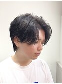 メンズもレディース◎前下がりウルフ【suiw】昭和町/天王寺