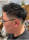 短髪フェード