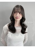 韓国風パーマ/コテ巻き風パーマ/レイヤーカット/韓国ヘア