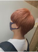 メンズブリーチありオレンジカラー【TELAHAIR南行徳】