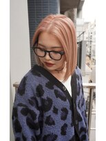 シィーム(cime)&nbsp;ピンクベージュ　ハイトーンカラー