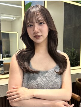 ロンド ロワール 門前仲町(Lond Loire) 韓国レイヤーカット/くびれ巻き/前髪顔周り/セミディ[門前仲町]