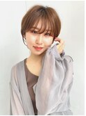 前髪あり大人可愛いショート 奈良王寺 20代30代40代50代