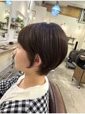 丸くなる縮毛矯正　西葛西　髪質改善　白髪ぼかし