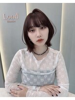 ロンドリゼル 札幌(Lond RiseL) オリーブグレー/前髪/ボブ/マロンベージュ/レイヤーカット/小顔