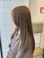 カミケンパセオ(kamiken.paseo)&nbsp;ロングレイヤー×透明感ベージュカラー【カミケンパセオ/福島】