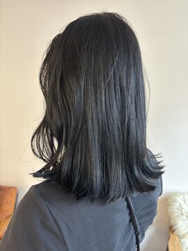 マッシュ チャヤマチ(MASHU chayamachi) 柔らかい透明感カラー/ブリーチなし/オリーブブラウン/大阪梅田