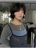 ショートボブ/シースルー/顔周り/30代40代50代/銀座