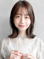 リヤン 表参道(lyann) くせ毛風カール美髪小顔カットモテ髪イメチェン斜めバング